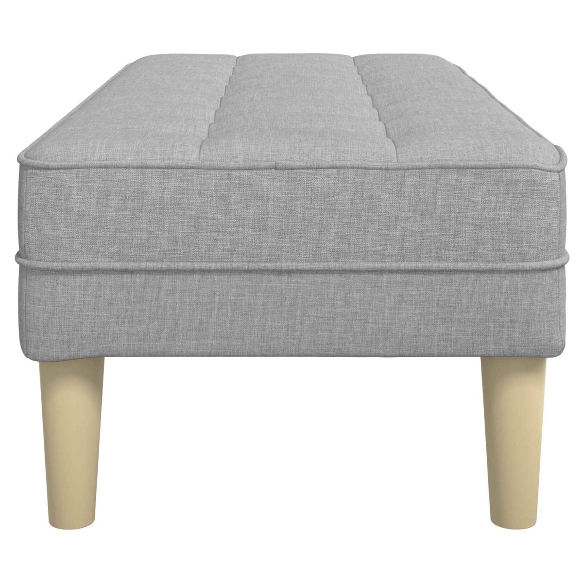 vidaXL παγκάκι με μαξιλάρι Σκίουρος Γκρί 113 x 57 x 39 εκ. ύφασμα