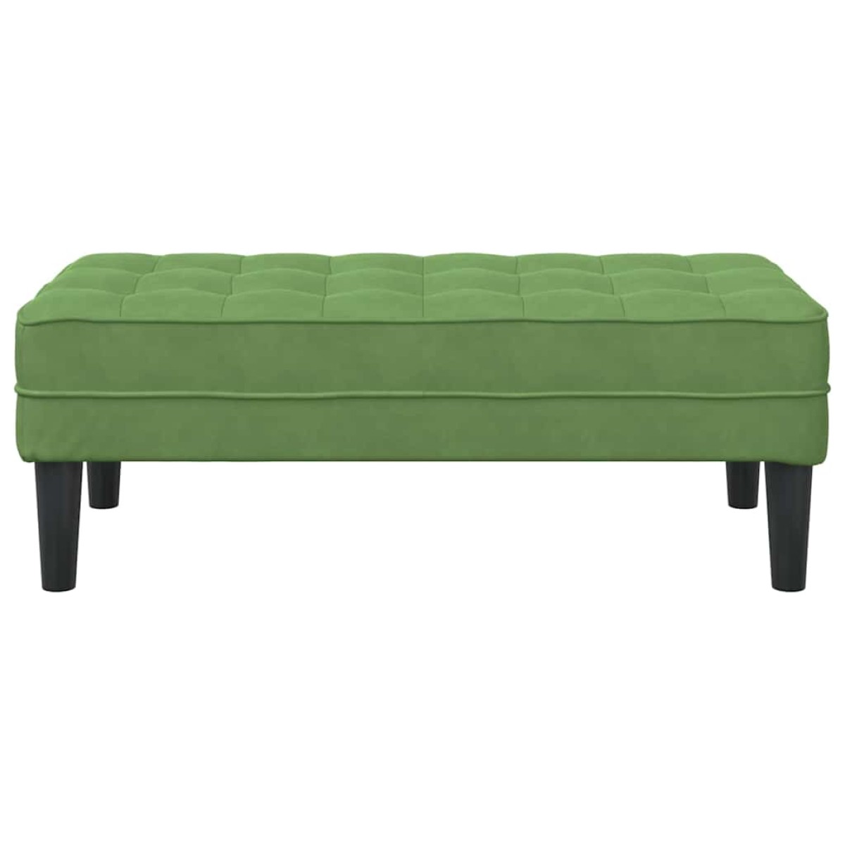 vidaXL παγκάκι με μαξιλάρι Ανοιχτό Πράσινο 113 x 57 x 39 εκ. Βελούδο