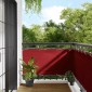 vidaXL Σήτα Μπαλκονιού Κόκκινη 75x1000 εκ. 100% Πολυεστέρας Oxford