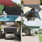 vidaXL Σκίαστρο Πανιού Σκούρο Πράσινο 7x5x5 μ. 100% Πολυεστέρας Oxford