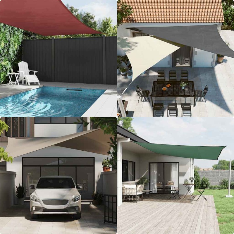 vidaXL Σκίαστρο για Πανί Μπλε 7x5x5 μ. 100% Πολυεστέρας Oxford