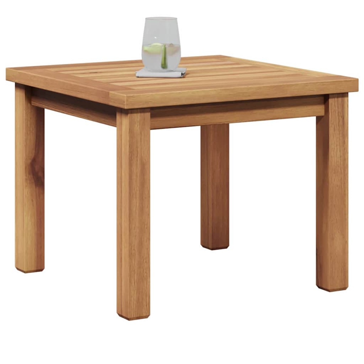 vidaXL Τραπεζάκι σαλονιού Καφέ 45 x 45 x 36 cm Στερεό Ξύλο Τίκ