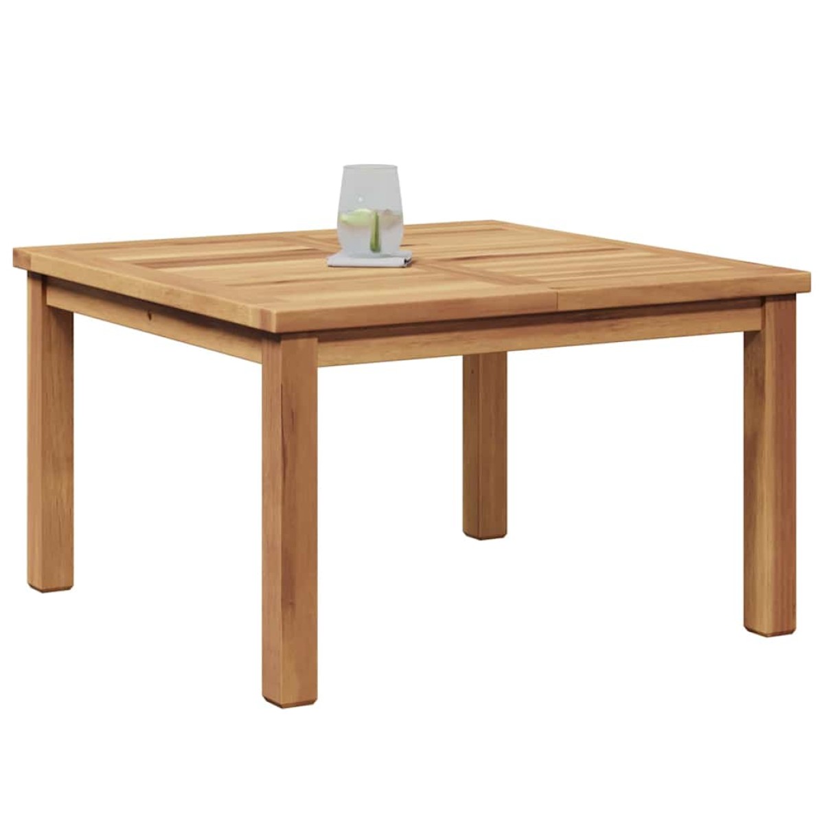 vidaXL Τραπεζάκι σαλονιού Καφέ 60 x 60 x 36 cm Στερεό Ξύλο Τίκ