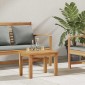 vidaXL Τραπεζάκι σαλονιού Καφέ 50 x 35 x 36 cm Στερεό Ξύλο Τίκ