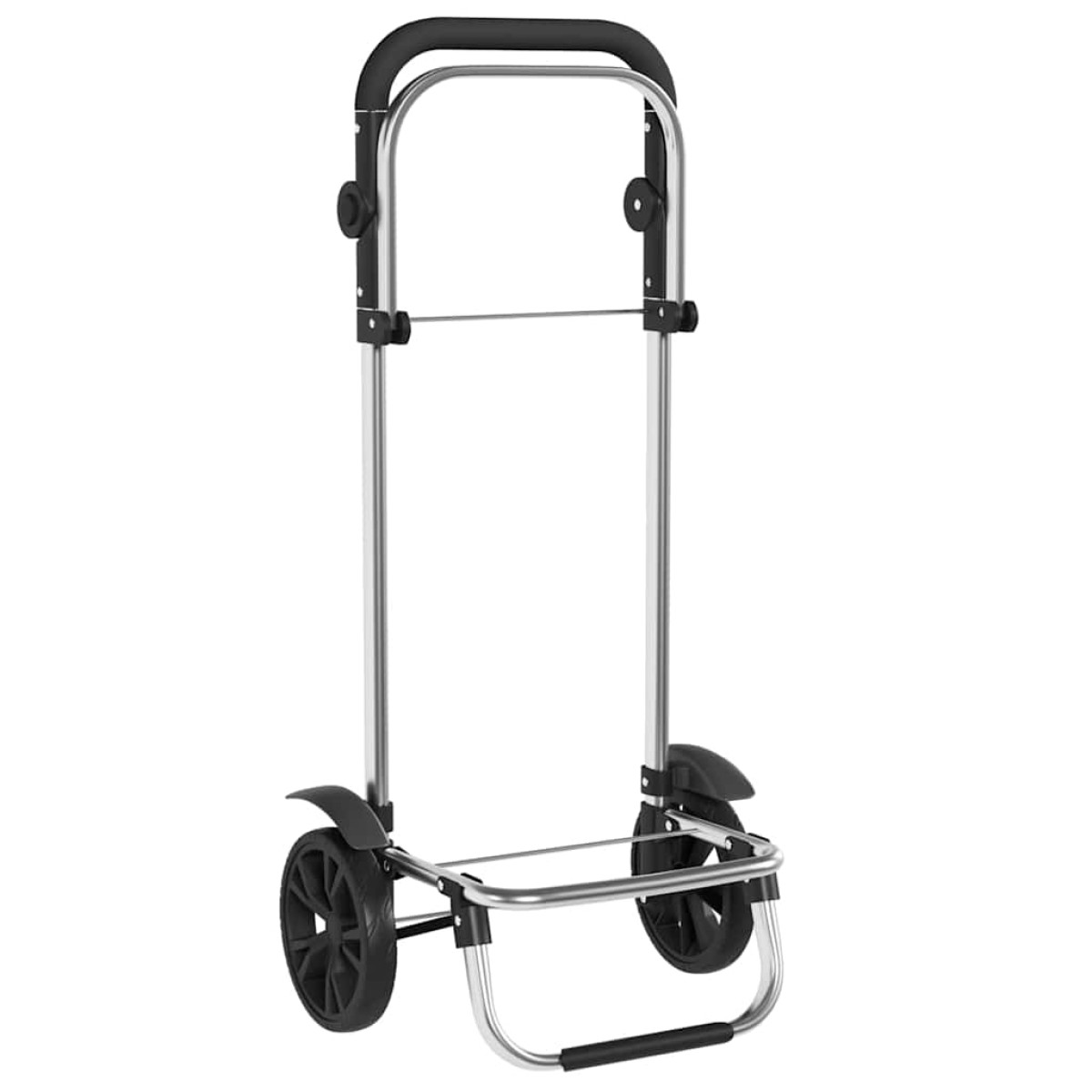 vidaXL Καρότσι Αγορών Μαύρο 36,5 x 46,5 x 100,5 εκ Ύφασμα Oxford