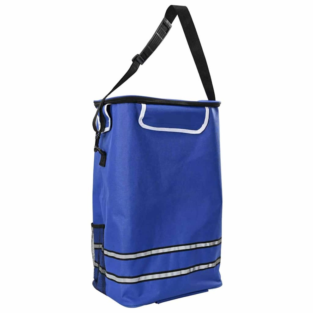 vidaXL Καρότσι Αγορών Μπλε 36,5 x 46,5 x 100,5 εκ Ύφασμα Oxford
