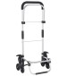 vidaXL Καρότσι Αγορών Μαύρο 47 x 39 x 100,5 εκ. Ύφασμα Oxford