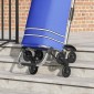 vidaXL Καρότσι Αγορών Μπλε 47 x 39 x 100,5 εκ. Ύφασμα Oxford