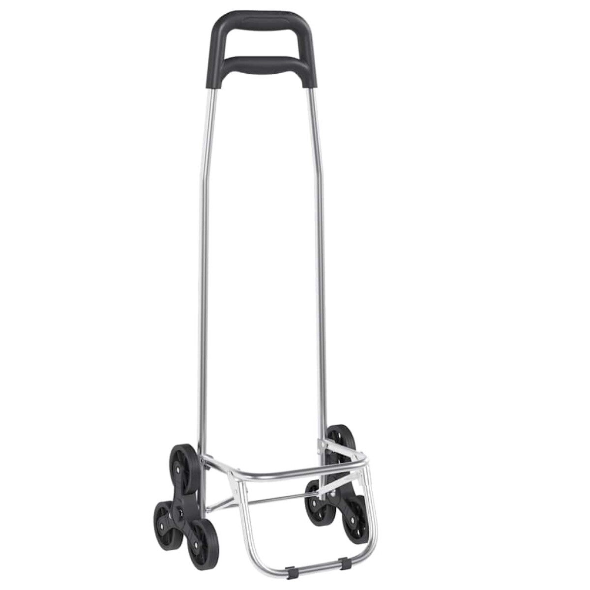 vidaXL Καρότσι Αγορών Μαύρο 39,5 x 33 x 93 εκ Ύφασμα Oxford