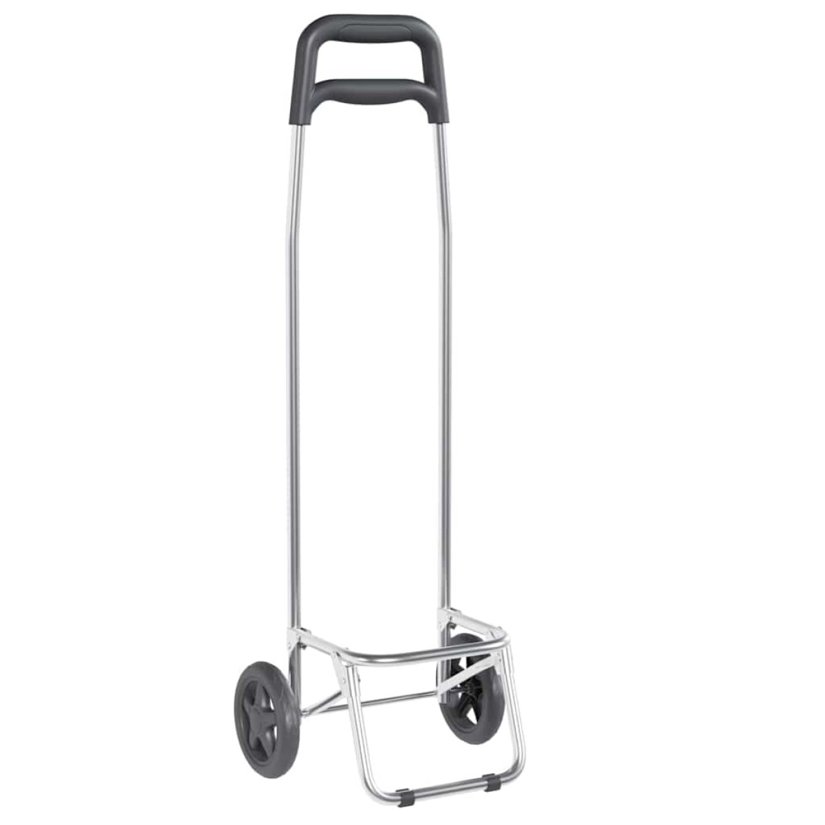 vidaXL Καρότσι Αγορών Γκρι 35 x 28 x 92 εκ. Ύφασμα Oxford