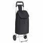 vidaXL Καρότσι Αγορών Μαύρο 35 x 28 x 92 εκ. Ύφασμα Oxford