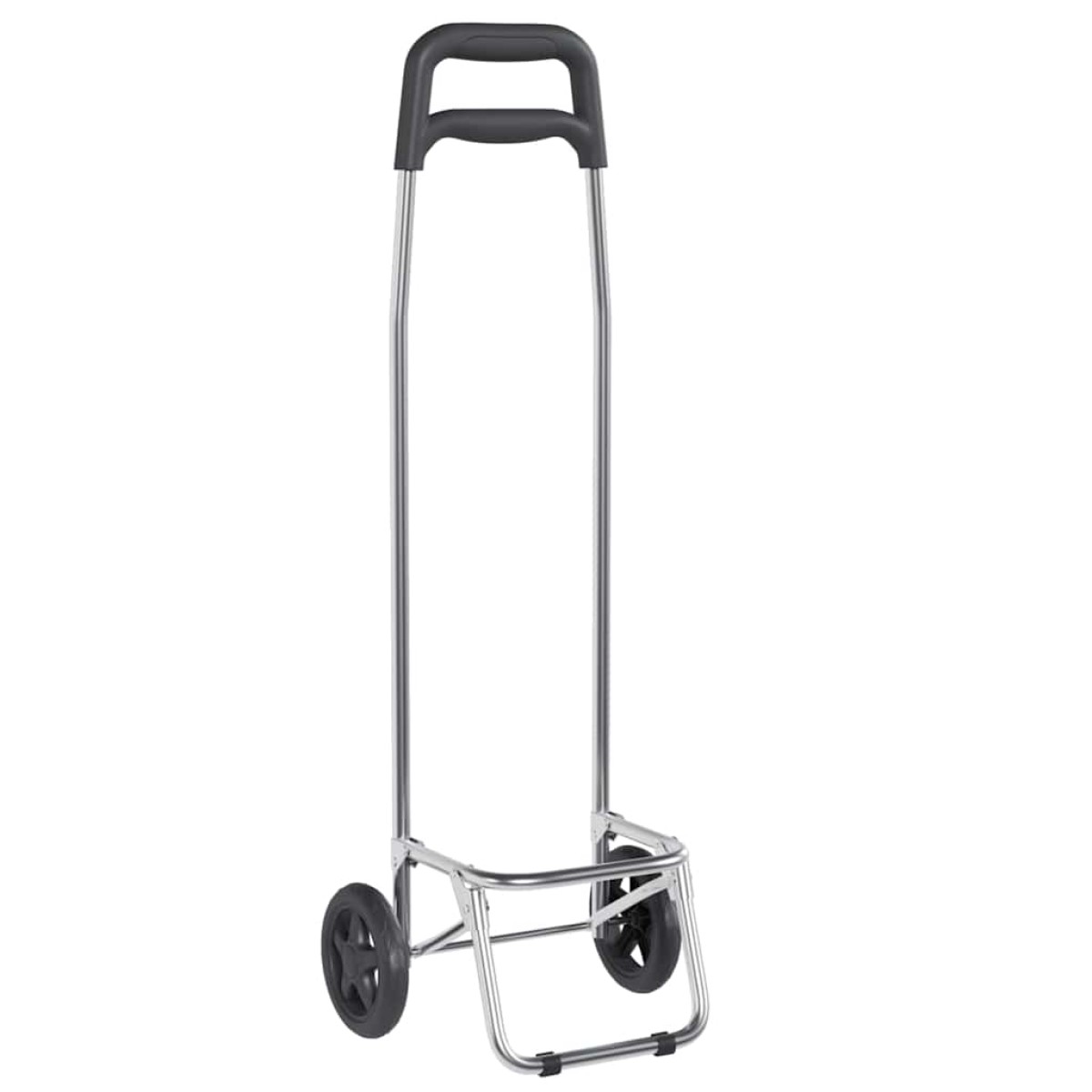 vidaXL Καρότσι Αγορών Μαύρο 35 x 28 x 92 εκ. Ύφασμα Oxford