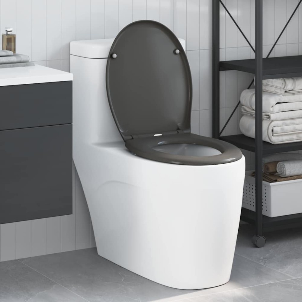 vidaXL Λεκάνη Ανθρακί 47 x 37 x 4 εκ Δυροπλάστ