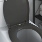 vidaXL Λεκάνη Ανθρακί 47 x 37 x 4 εκ Δυροπλάστ