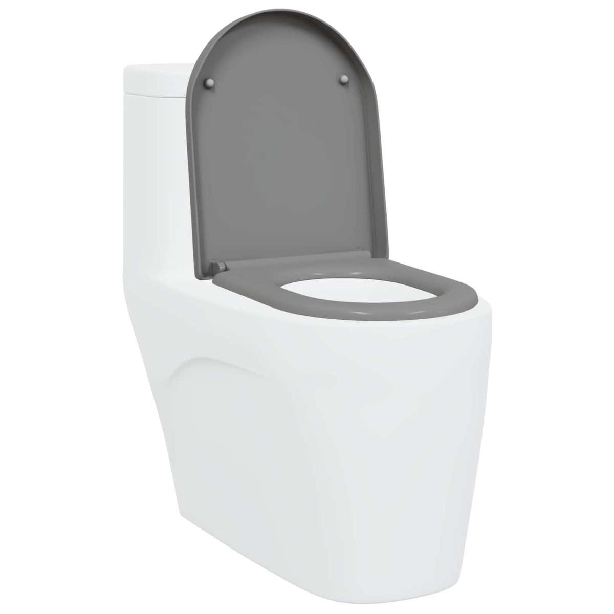 vidaXL Λεκάνη Γκρι 49 x 36 x 4 εκ Δυροπλάστ