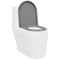 vidaXL Λεκάνη Γκρι 49 x 36 x 4 εκ Δυροπλάστ