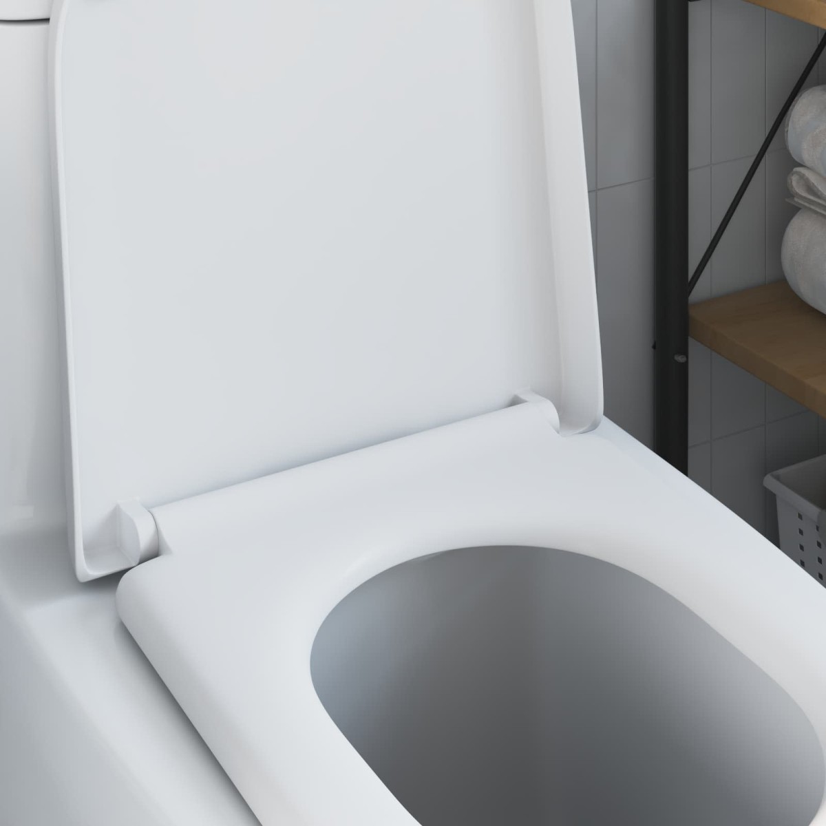 vidaXL Λεκάνη Λευκό 49 x 36 x 4 εκ Δυροπλάστ