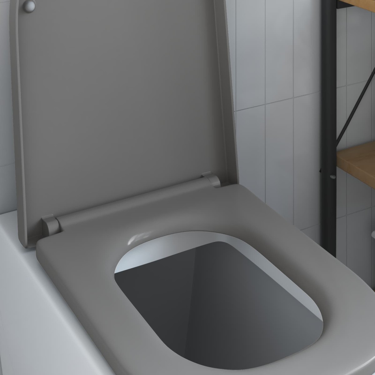 vidaXL Λεκάνη Γκρι 47,5 x 35 x 3,6 εκ Δυροπλάστ