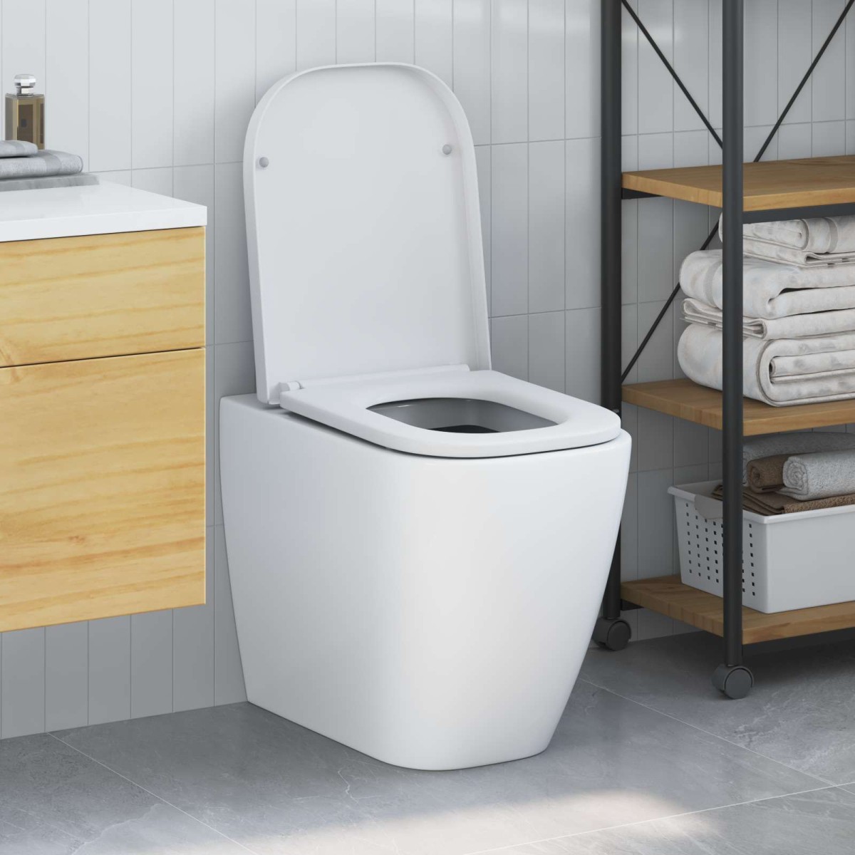 vidaXL Λεκάνη Λευκό 47,5 x 35 x 3,6 εκ Δυροπλάστ