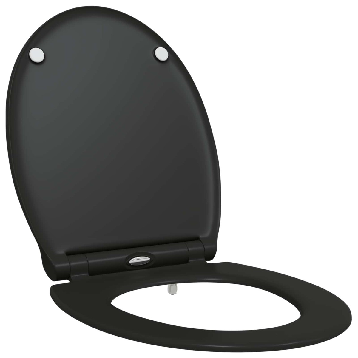 vidaXL Λεκάνη Μαύρο 45,5 x 37,5 x 3,8 εκ. Δυροπλάστ
