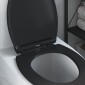 vidaXL Λεκάνη Μαύρο 45,5 x 37,5 x 3,8 εκ. Δυροπλάστ