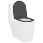 vidaXL Λεκάνη Ανθρακί 47 x 36 x 3,4 εκ Δυροπλάστ
