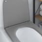 vidaXL Λεκάνη Γκρι 47 x 36 x 3,4 εκ Δυροπλάστ