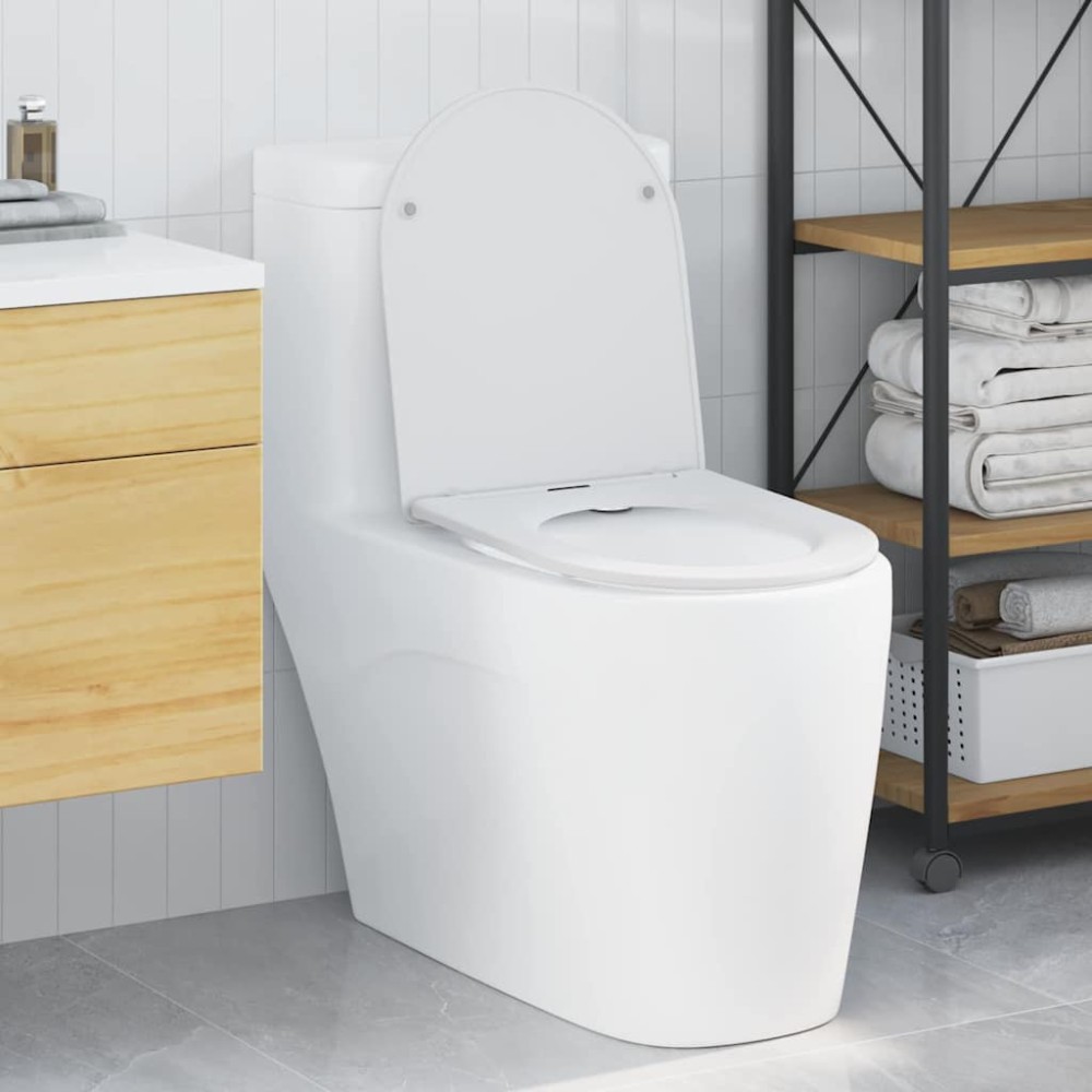vidaXL Λεκάνη Λευκό 47 x 36 x 3,4 εκ Δυροπλάστ