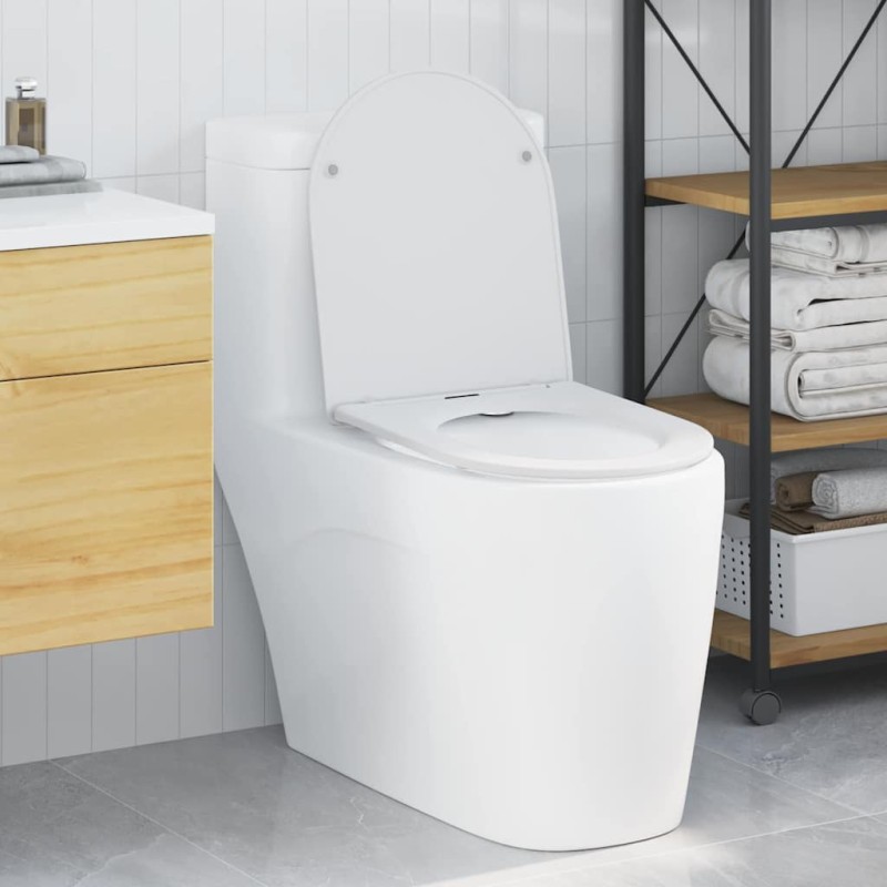 vidaXL Λεκάνη Λευκό 47 x 36 x 3,4 εκ Δυροπλάστ