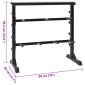vidaXL Ράφι Αλτήρων Μαύρο 99 x 45 x 95,5 εκ.