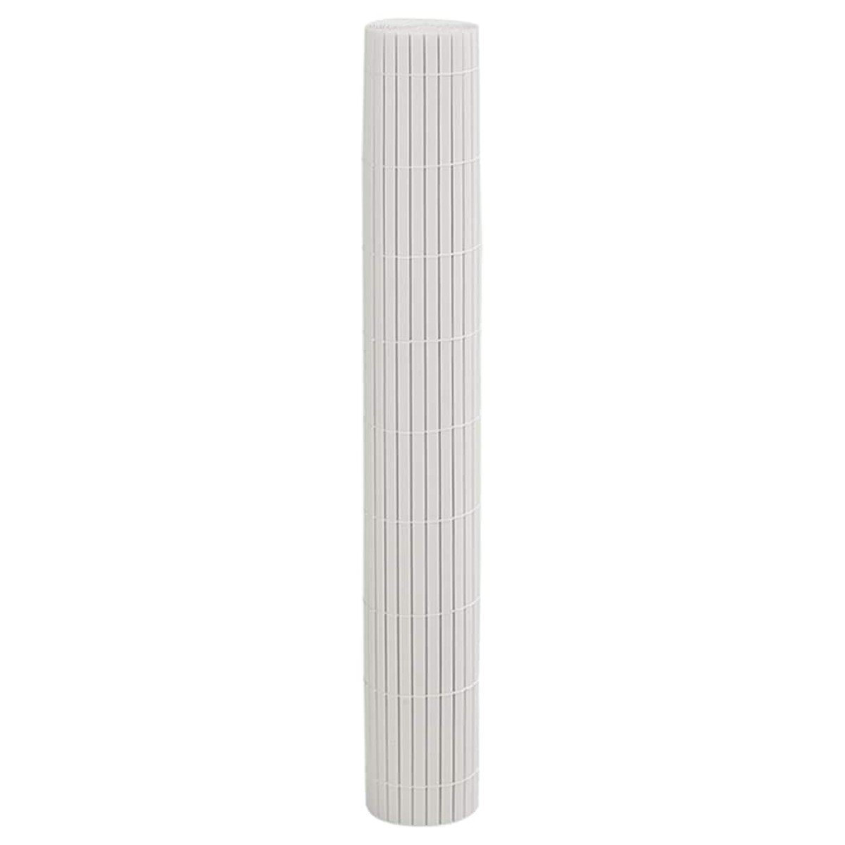 vidaXL Φράχτης Κήπου Διπλής Όψης Λευκός 1,8x3 μ. PVC