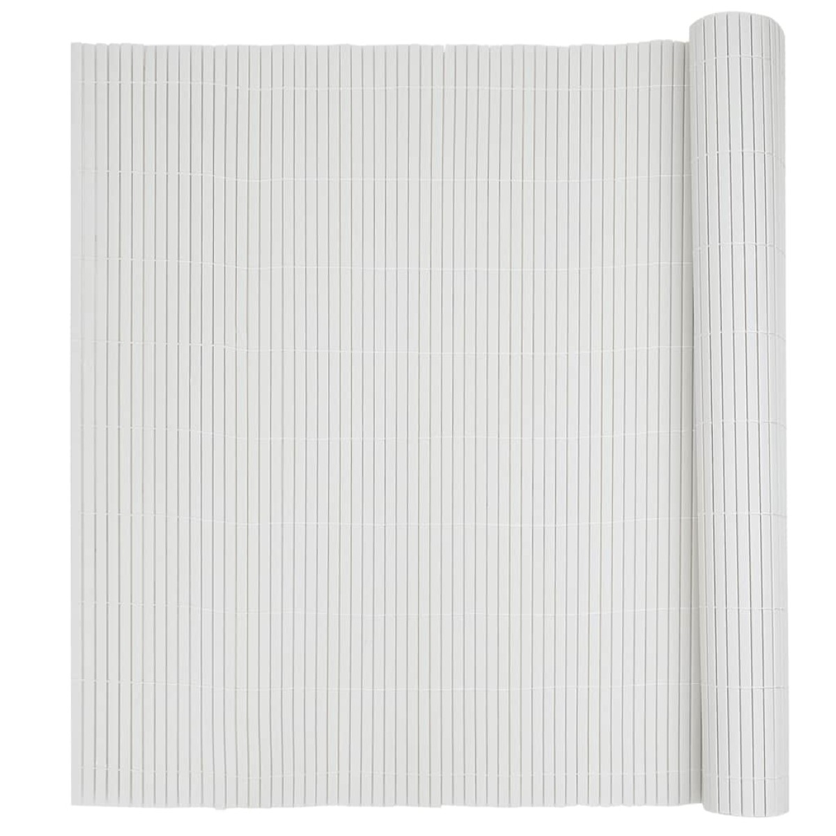 vidaXL Φράχτης Κήπου Διπλής Όψης Λευκός 1,8x3 μ. PVC