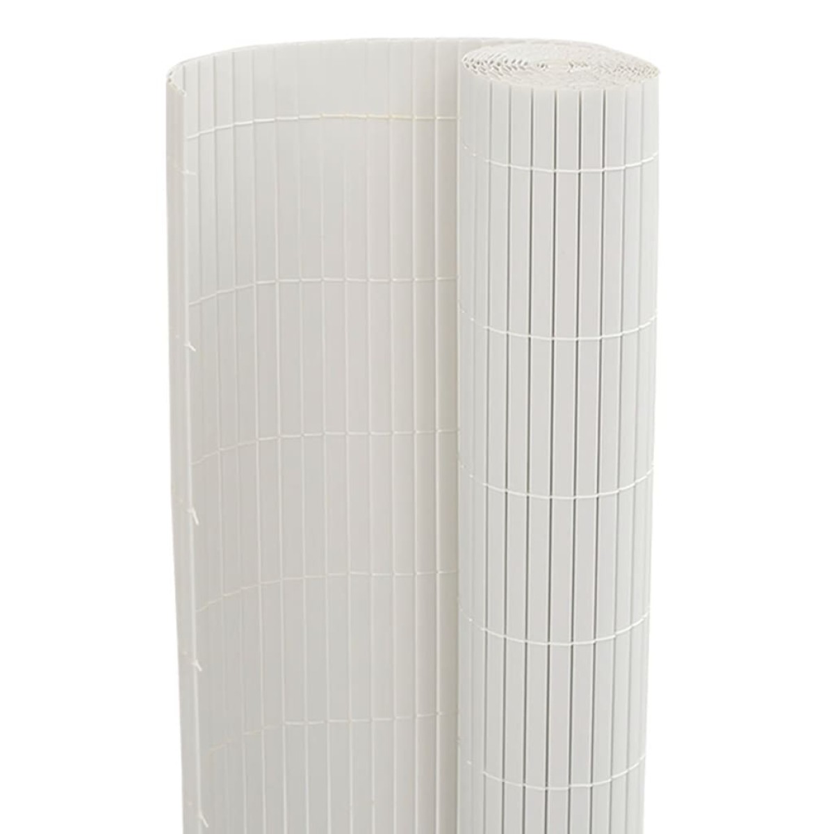 vidaXL Φράχτης Κήπου Διπλής Όψης Λευκός 1,8x3 μ. PVC