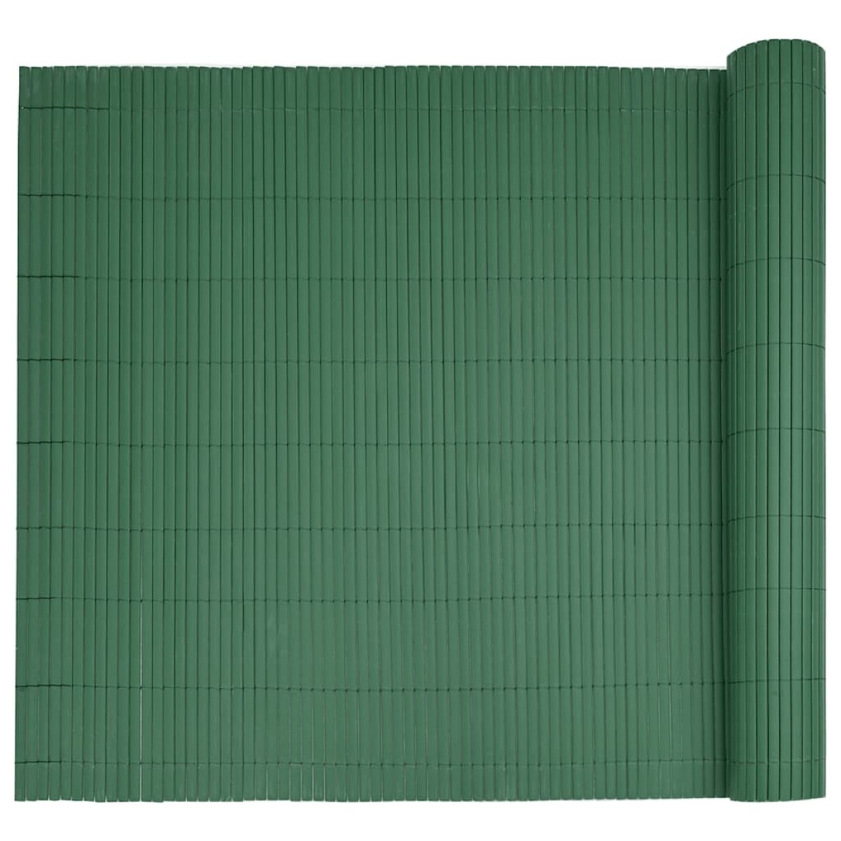vidaXL Φράχτης Κήπου Διπλής Όψης Πράσινος 1,8x5 μ. PVC