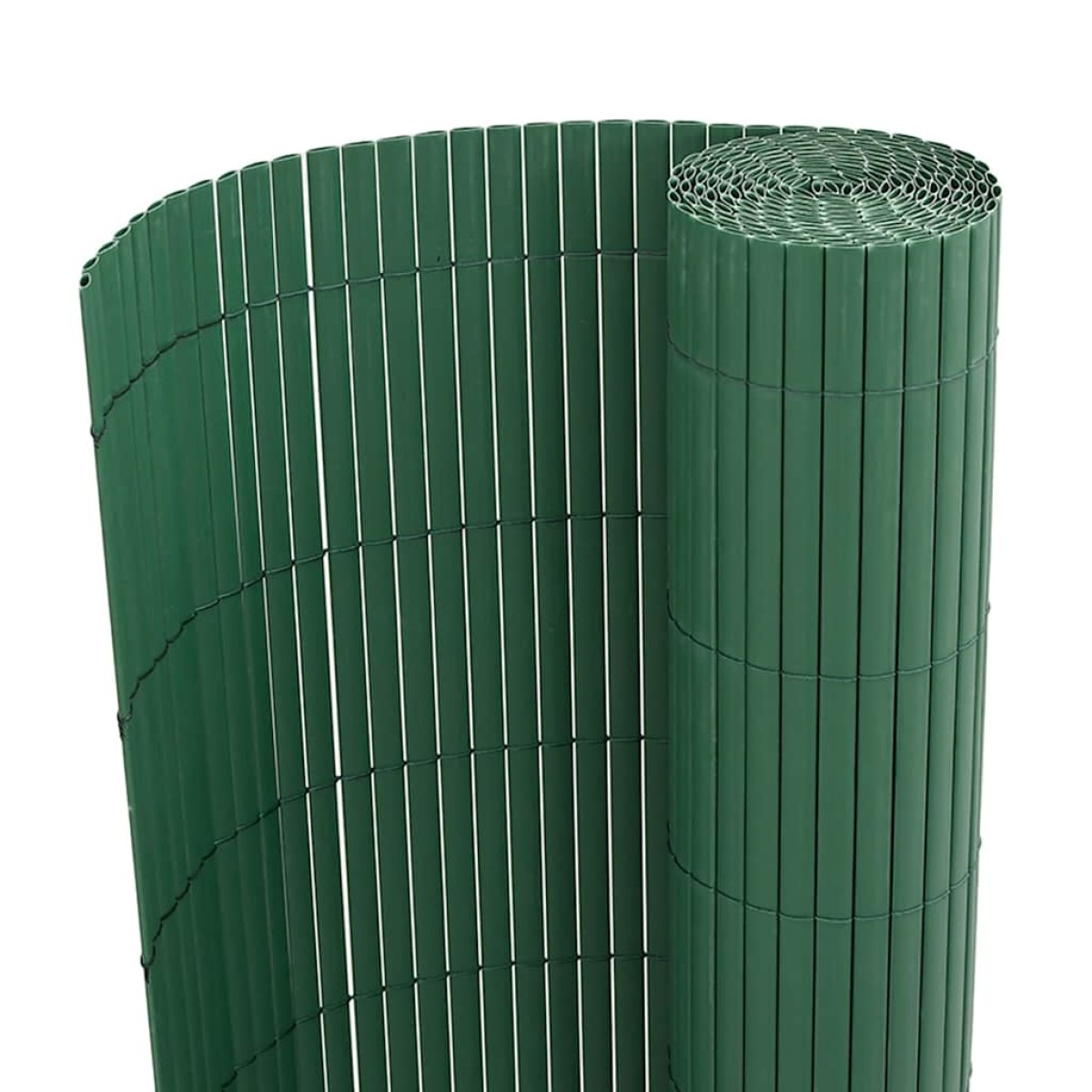 vidaXL Φράχτης Κήπου Διπλής Όψης Πράσινος 1,8x5 μ. PVC