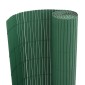 vidaXL Φράχτης Κήπου Διπλής Όψης Πράσινος 1,8x5 μ. PVC