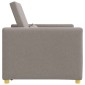 vidaXL Καναπές Κρεβάτι Μονό με τροχούς Taupe 90 x 165 x 87 εκ. ύφασμα