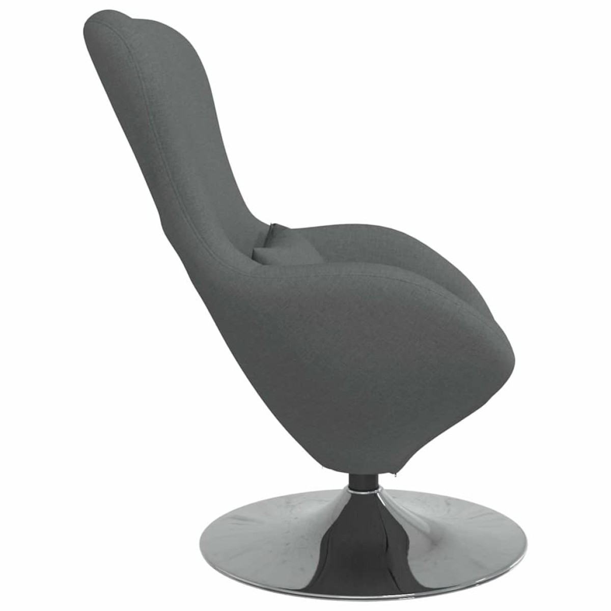 vidaXL Κάθισμα-αυγό Σκούρο Γκρι 63 x 73 x 90 εκ ύφασμα