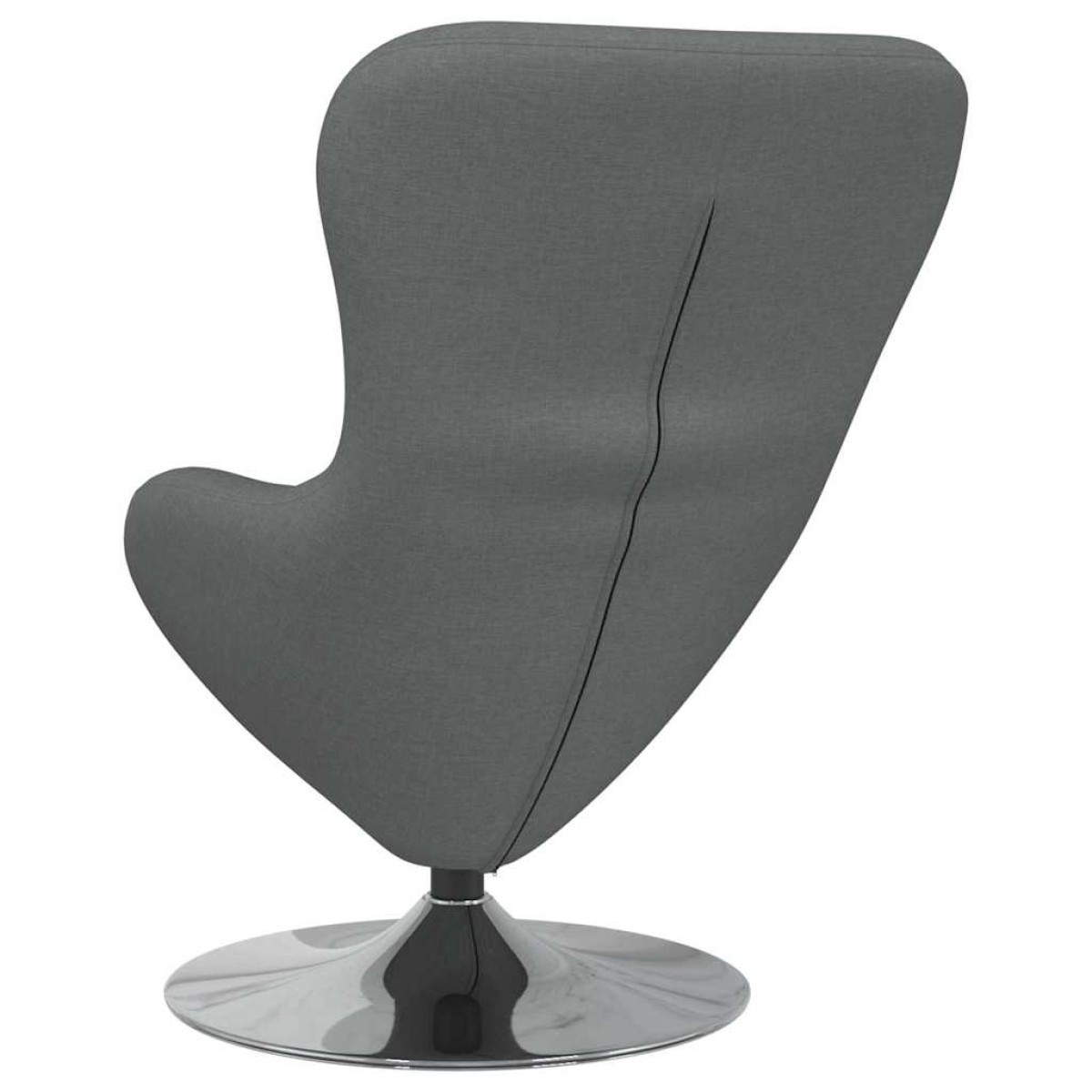 vidaXL Κάθισμα-αυγό Σκούρο Γκρι 63 x 73 x 90 εκ ύφασμα