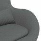 vidaXL Κάθισμα-αυγό Σκούρο Γκρι 63 x 73 x 90 εκ ύφασμα