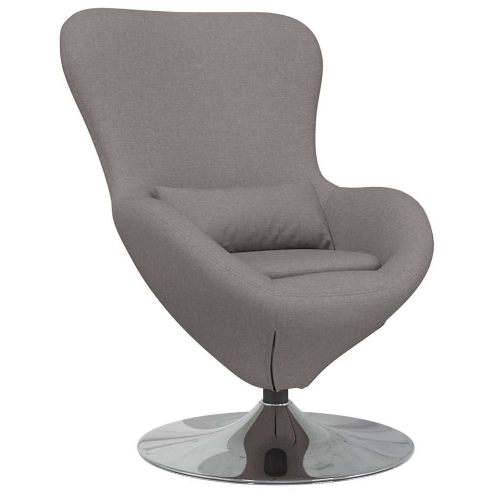vidaXL Κάθισμα-αυγό Taupe 63 x 73 x 90 εκ ύφασμα
