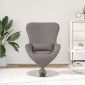 vidaXL Κάθισμα-αυγό Taupe 63 x 73 x 90 εκ ύφασμα