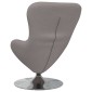 vidaXL Κάθισμα-αυγό Taupe 63 x 73 x 90 εκ ύφασμα