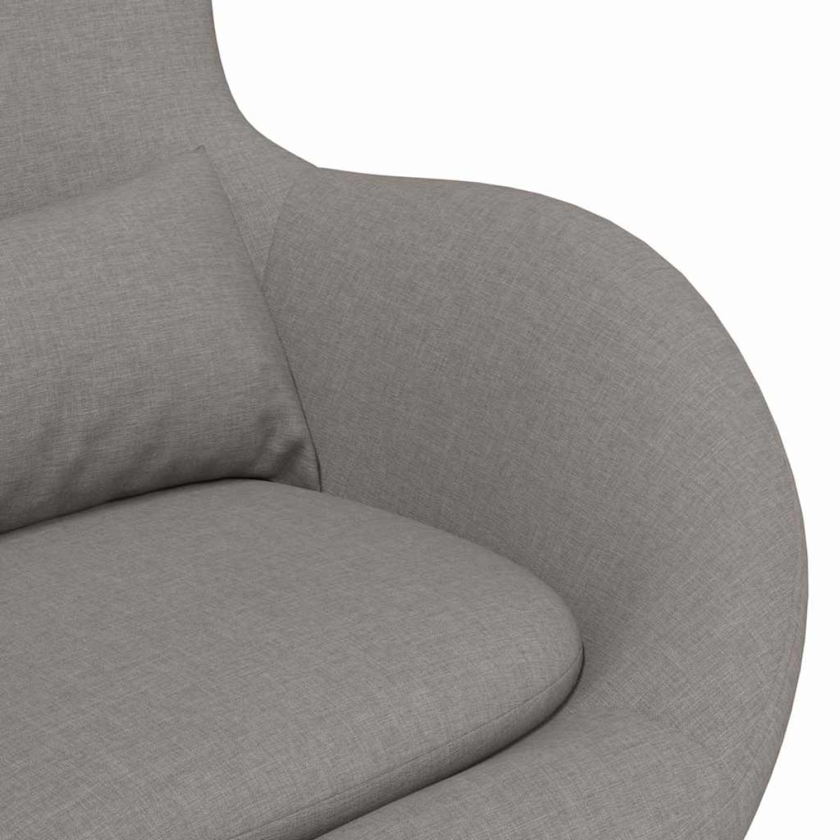 vidaXL Κάθισμα-αυγό Taupe 63 x 73 x 90 εκ ύφασμα