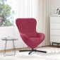vidaXL Κάθισμα-αυγό Κόκκινο 63 x 73 x 90 εκ Βελούδο