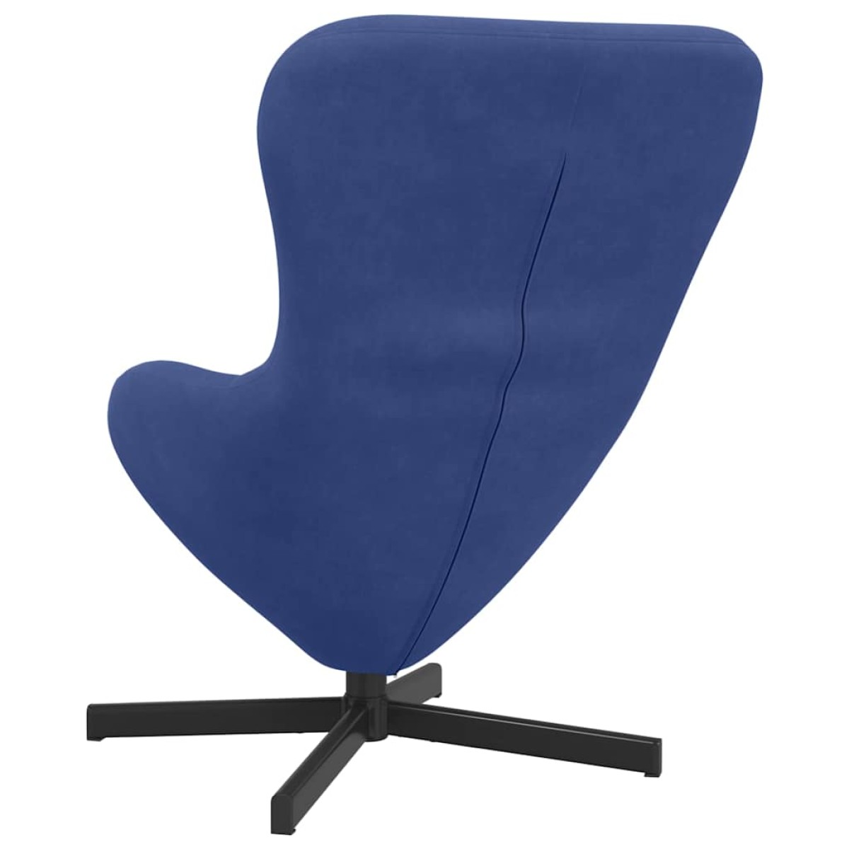 vidaXL Κάθισμα-αυγό Μπλε Αστυνομίας 63 x 73 x 90 εκ Βελούδο