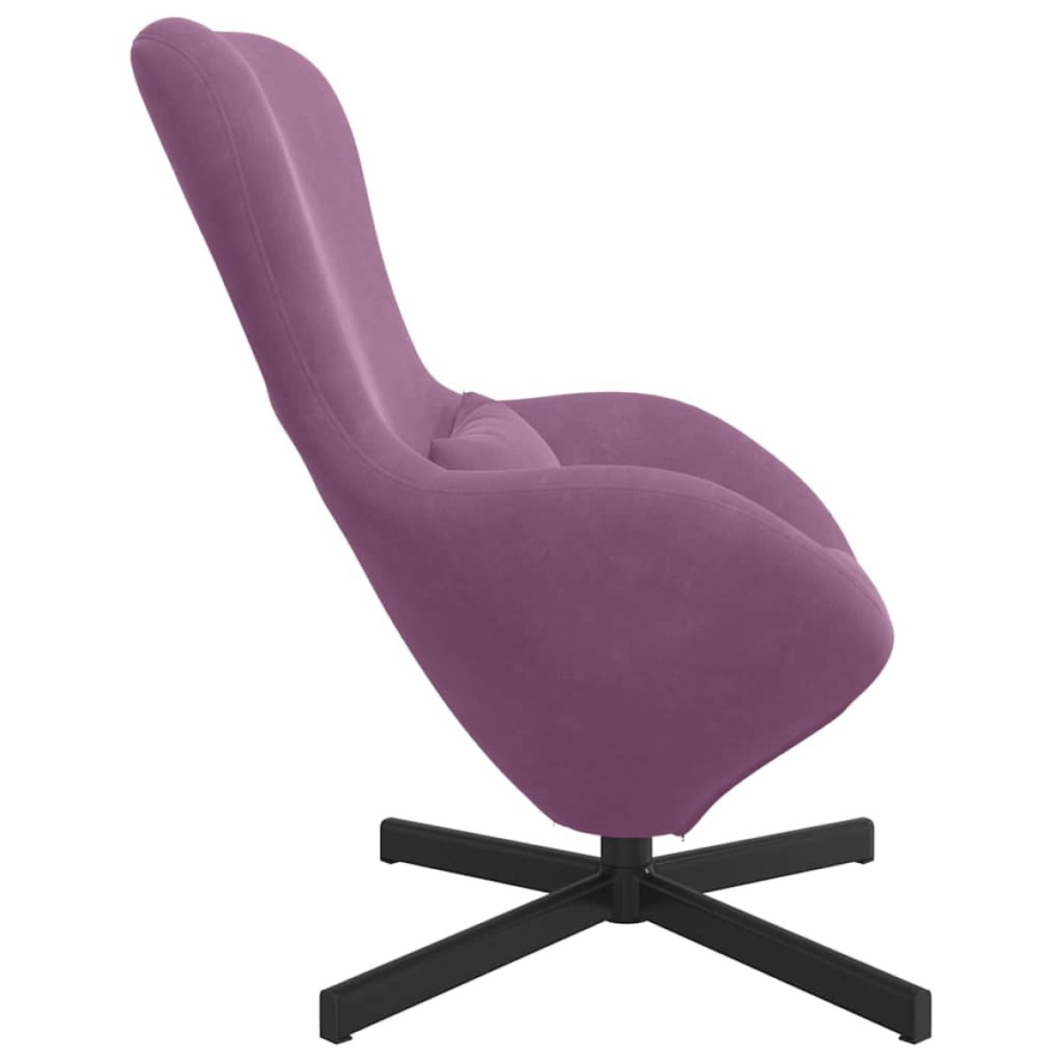 vidaXL Κάθισμα-αυγό Μοβ 63 x 73 x 90 εκ Βελούδο