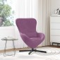 vidaXL Κάθισμα-αυγό Μοβ 63 x 73 x 90 εκ Βελούδο