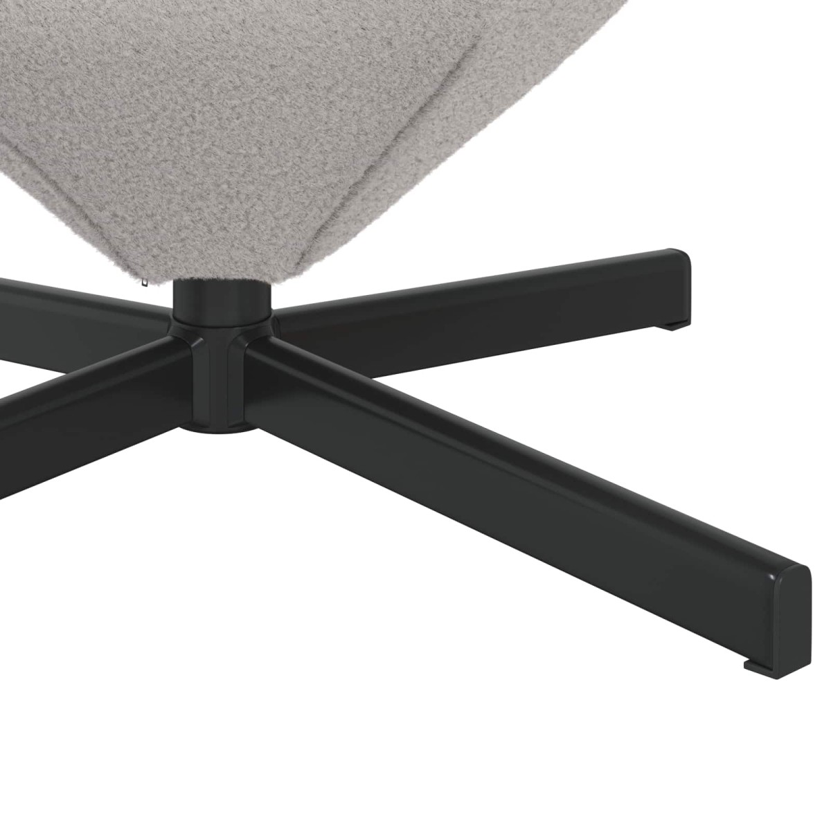 vidaXL Κάθισμα-αυγό Ανοιχτό γκρι 63 x 73 x 90 εκ ύφασμα