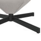 vidaXL Κάθισμα-αυγό Ανοιχτό γκρι 63 x 73 x 90 εκ ύφασμα